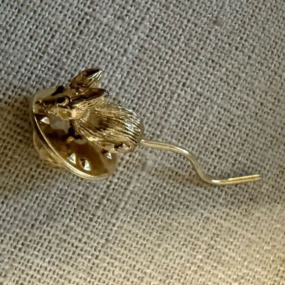 VINTAGE BALLOU MOUSE PIN IN CHEESE - Picture 14 of 17